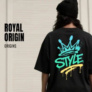 Tricou streetwear oversized ROYAL ORIGIN Vados